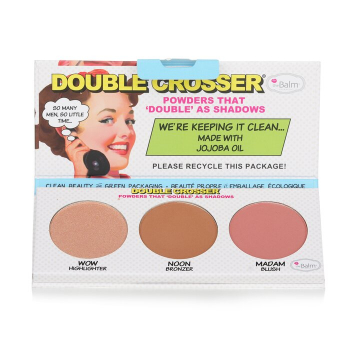 TheBalm TheBalm Double Crosser (Highlighter, Bronzer & Blush) 8.5g/0.29oz