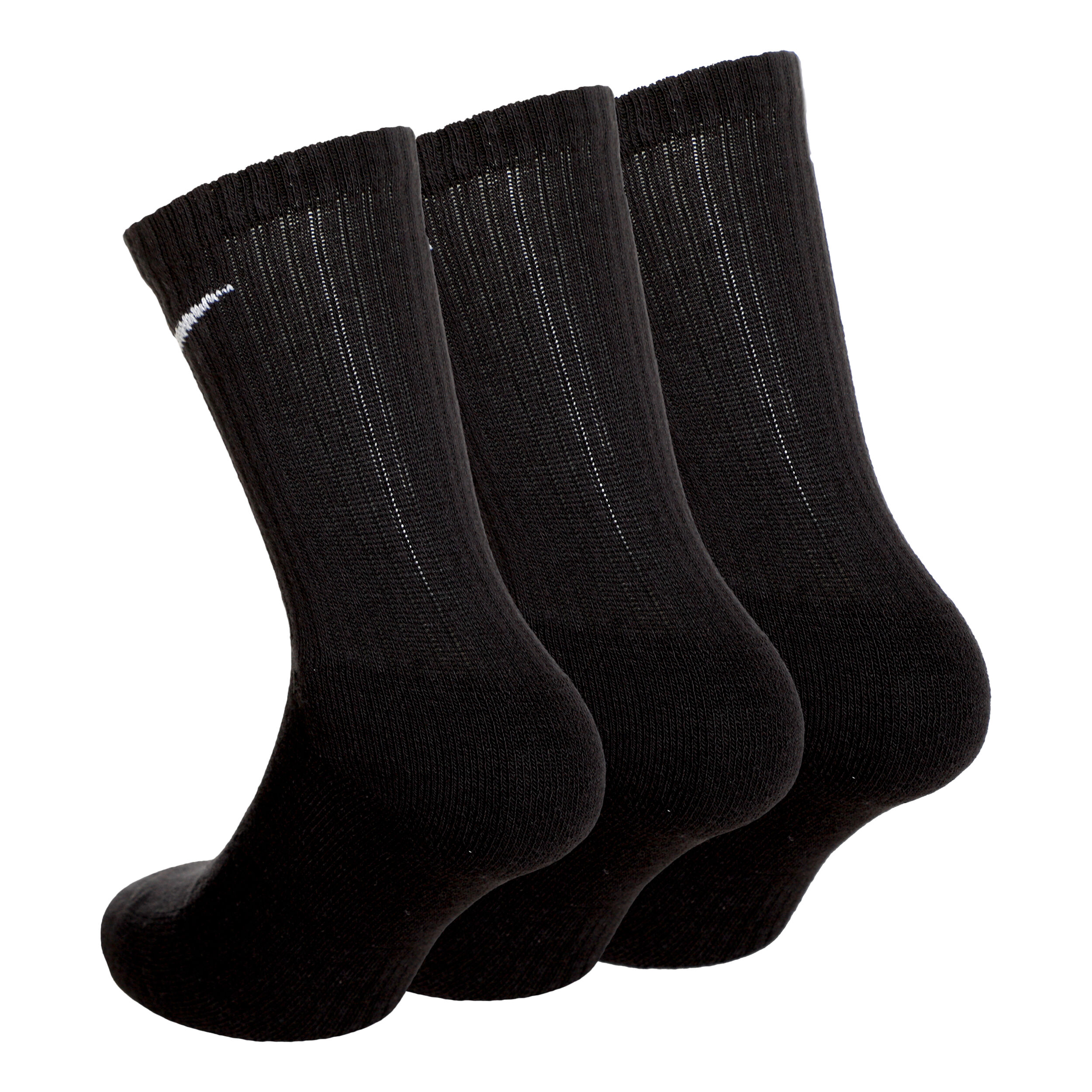 Nike Everyday Cushion Crew Chaussettes De Sport Pack De 3 - Noir