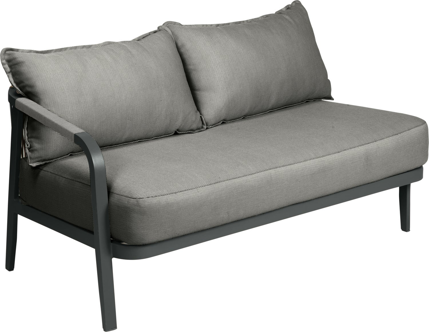 Tierra Outdoor 2-zits loungebank rechts Pep antraciet