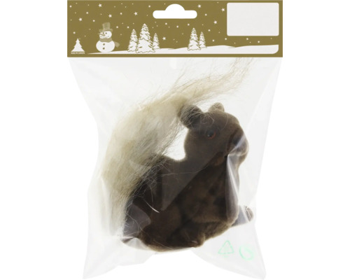 Kerstversiering eekhoorn bruin