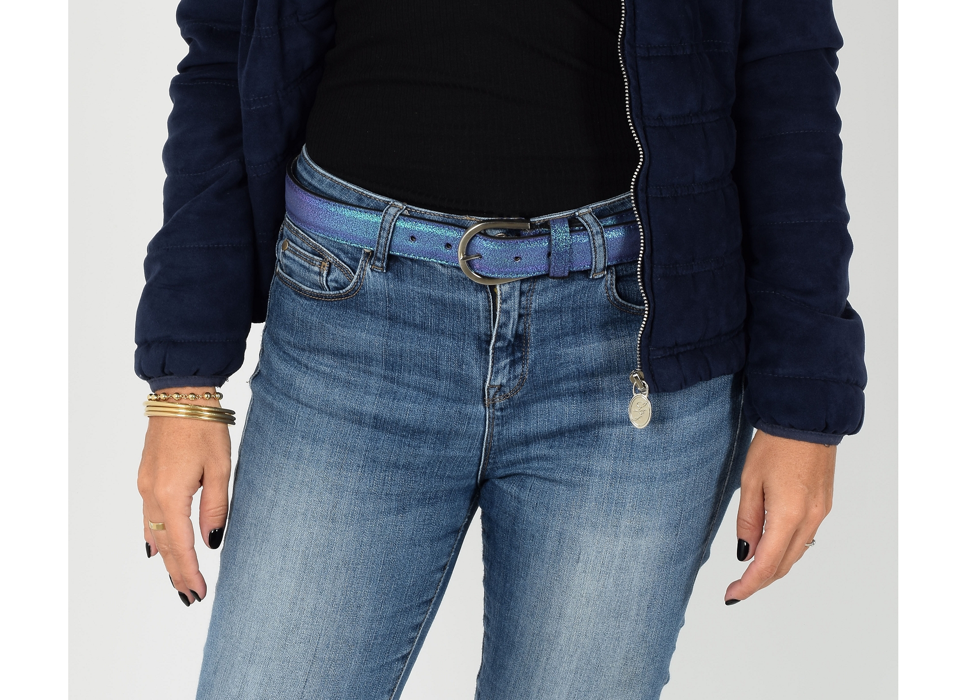 Ceinture mona bl634 bleu multicolore