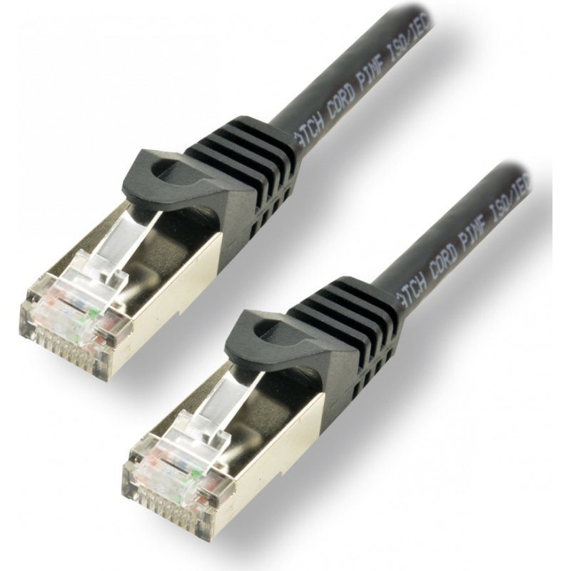 MCL FCC7BMSHF-3M/N câble de réseau Noir Cat7 S/FTP (S-STP)