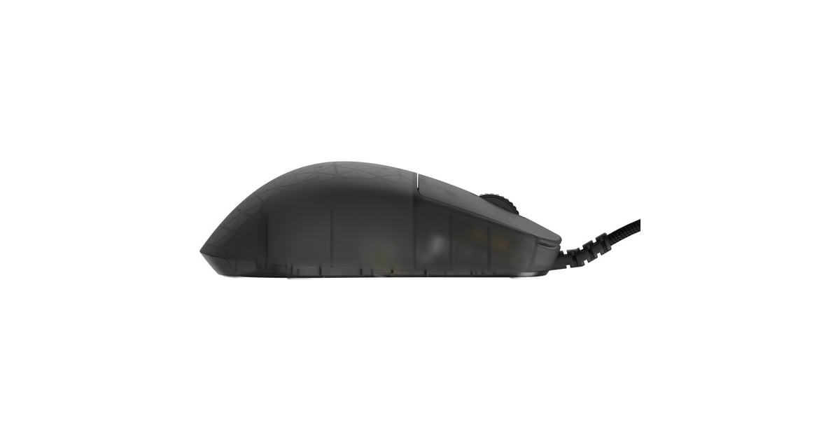 Endgame GearOP1 RGB Gaming Muis - Dark Frost  (Zwart/transparant, 50 - 26.000 DPI, RGB led)
