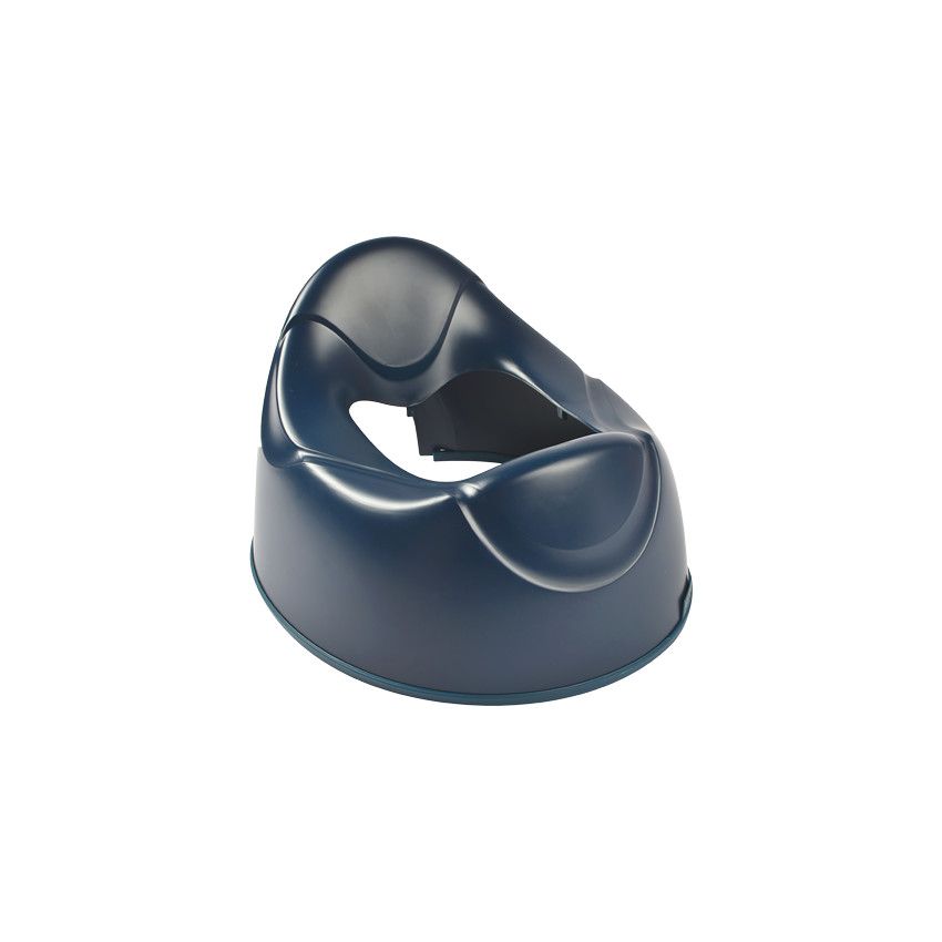 Pot d'apprentissage ergonomique - Bleu nuit - Ecru