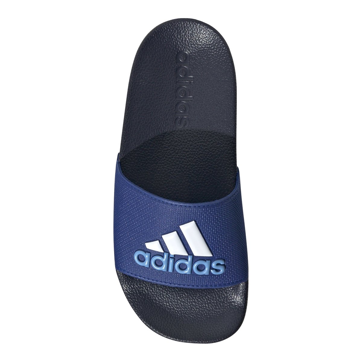 Facile à mettre-Adilettes-jb-Sandales athlétiques à glissière - Talon plat - Bleu