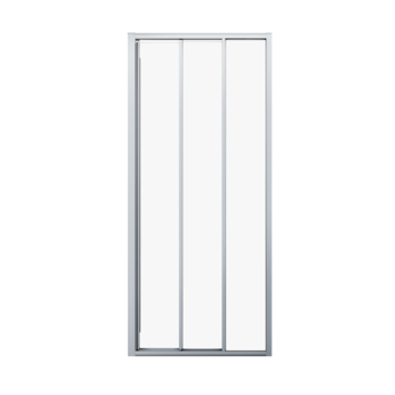 Sealskin zijwand schuifdeur voor douchecabine Hooked mat zwart 90 x 200 cm