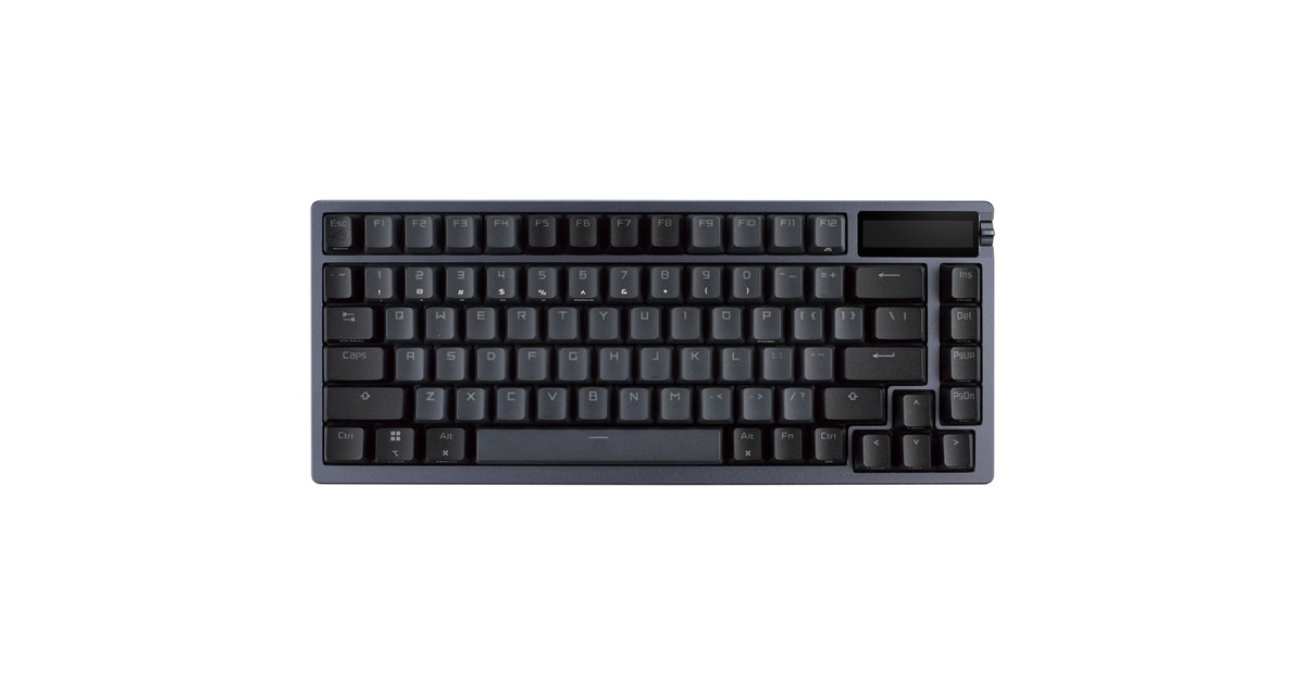 ASUSROG Azoth, gaming toetsenbord  (Gunmetal, US lay-out, ROG NX Red, RGB leds, TKL, Hot-swappable, Bluetooth / 2.4GHz / USB 2.0)