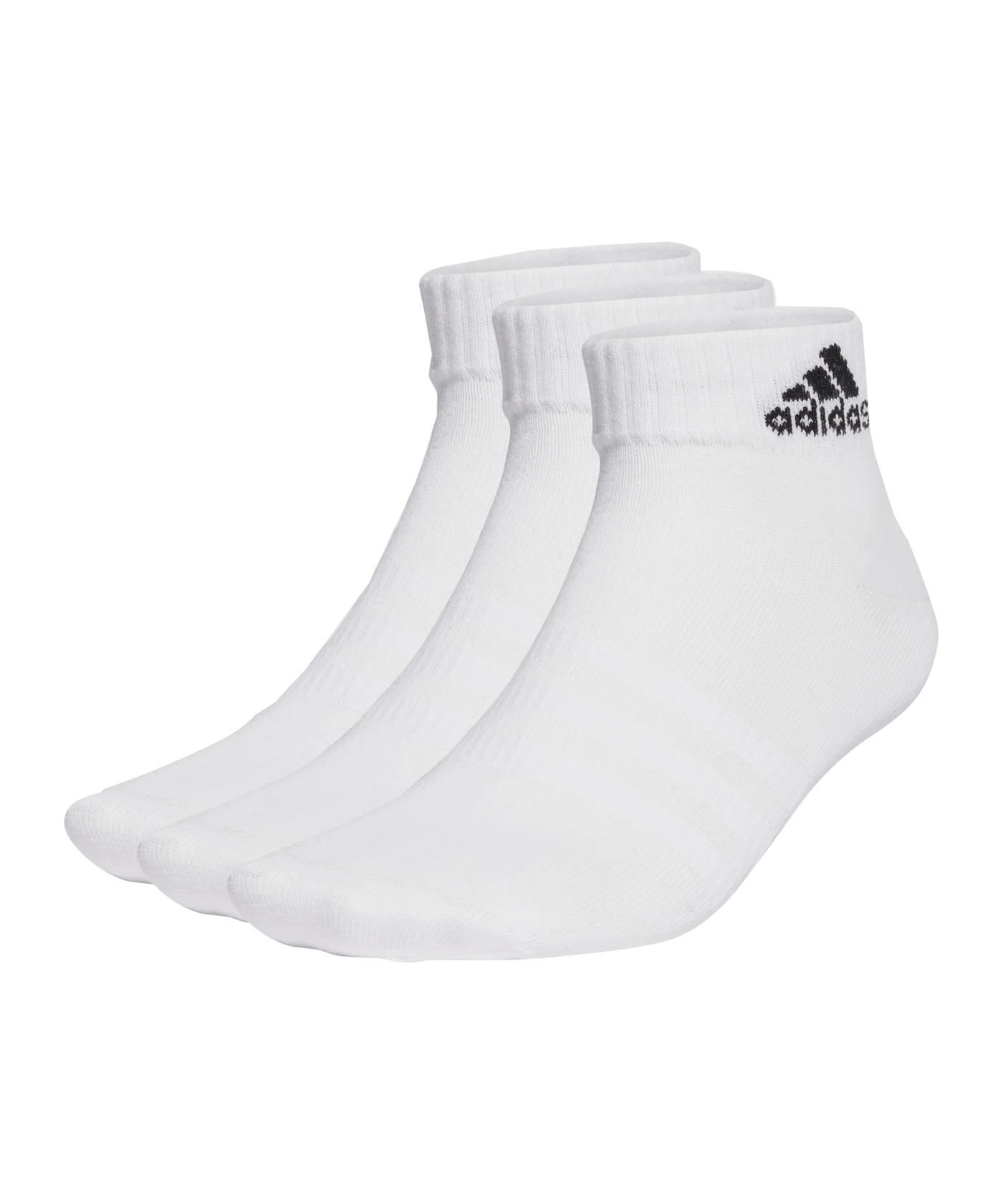 adidas Ankle 3er Pack Socken Weiss Schwarz