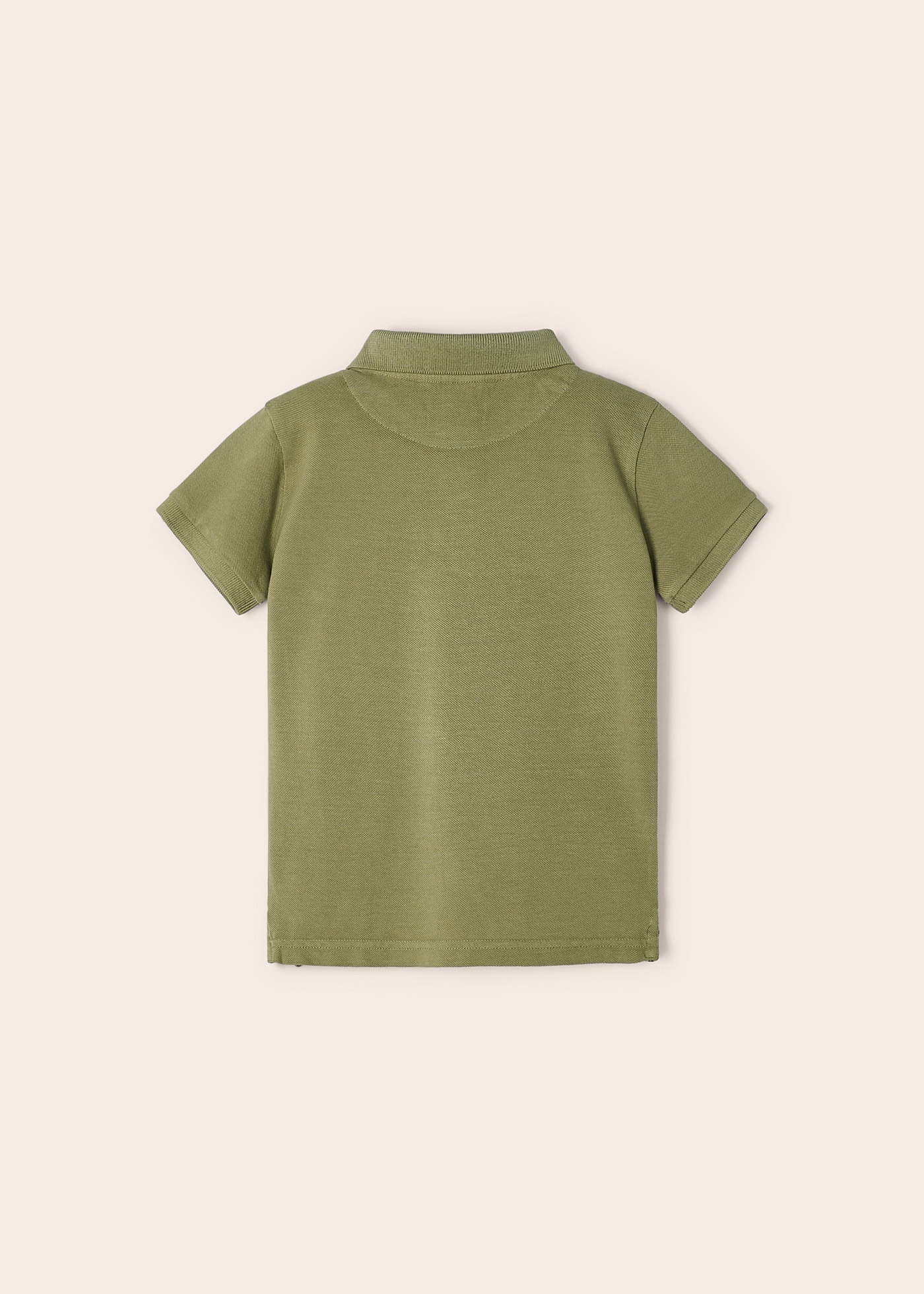 Camisa polo de algodão de manga curta para meninos