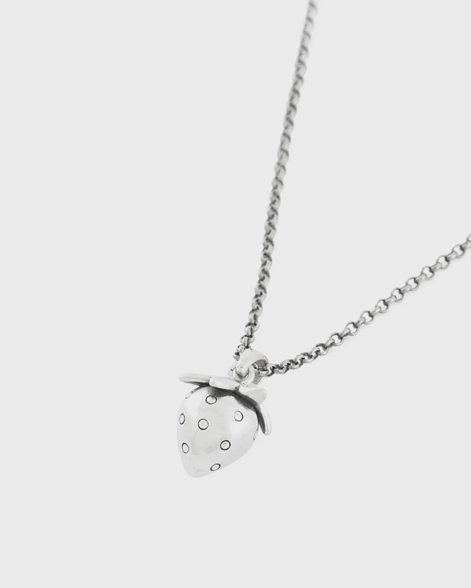 Serge DeNimes Silver Strawberry Necklace