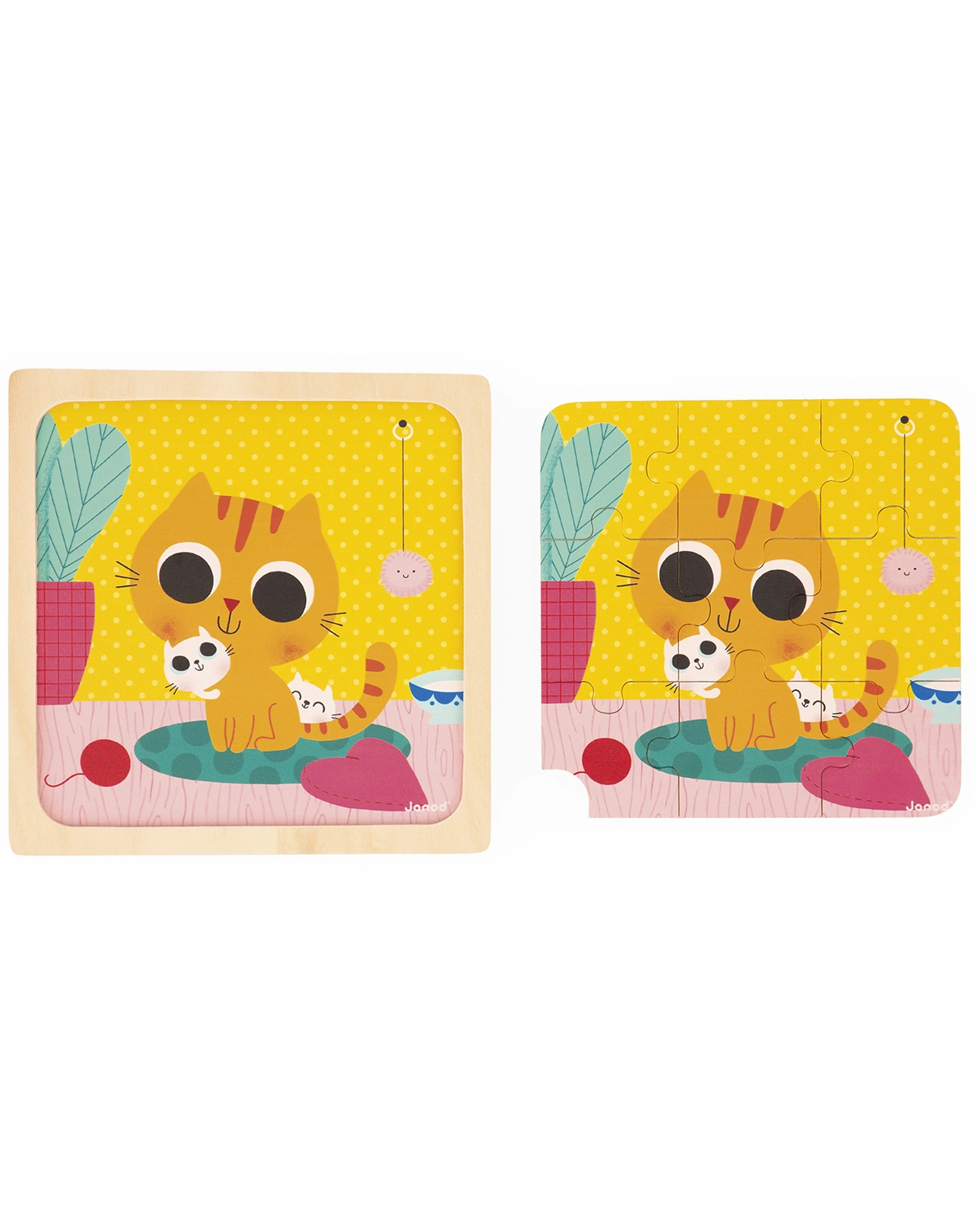 Holzpuzzle PEANUT, DIE KATZE (9 Teile)