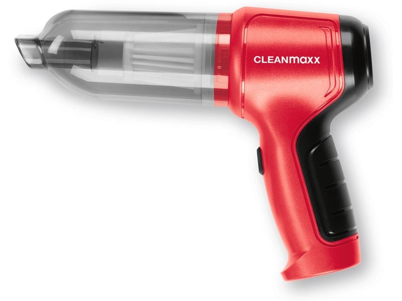 CLEANmaxx Akku-Handsauger Zyklon Plus Rot Kleiner und leistungsstarker Staubsauger