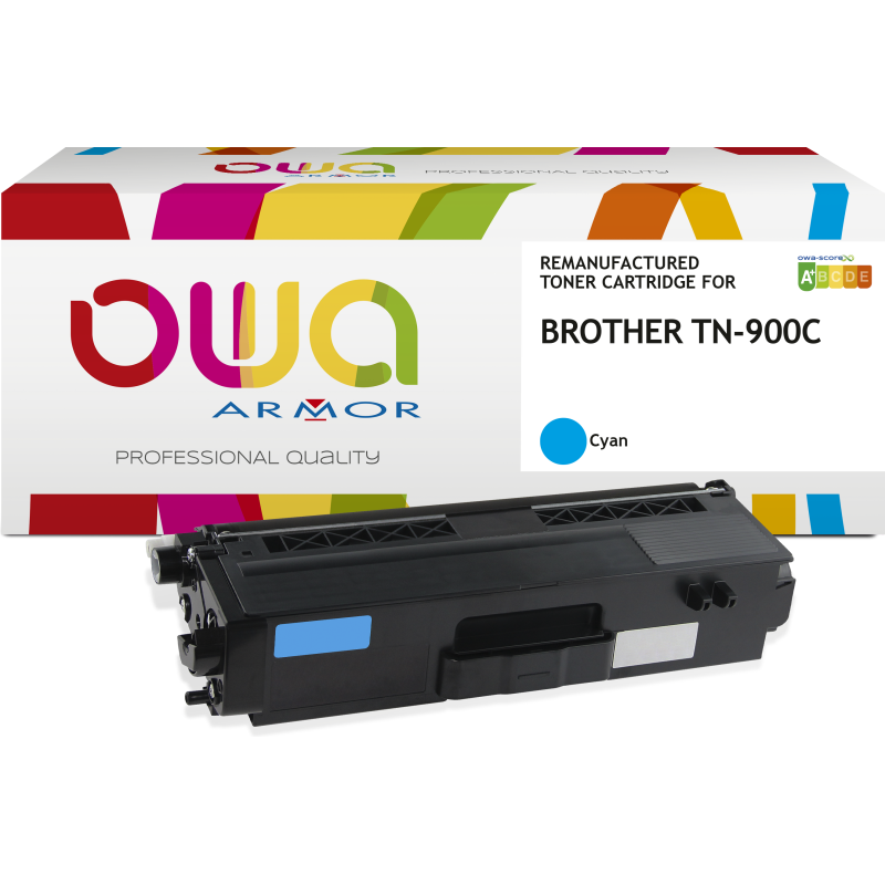 Toner remanufacturé OWA - standard - pour BROTHER TN-900C