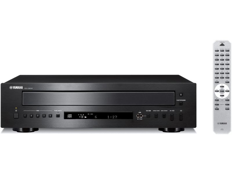 Yamaha CD-Wechsler CD-C603 Schwarz CD-Wechsler für 5 CDs mit Pure Direct-Funktion