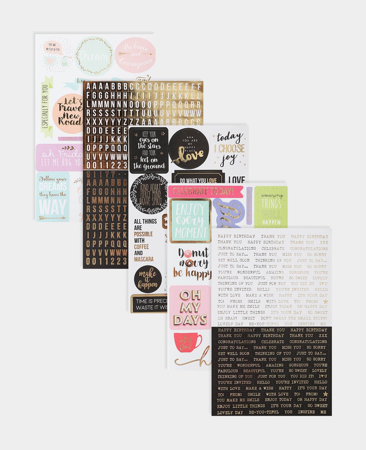 (300er Set) Sticker Aufkleber DIY Scrapbooking Papier Sticker