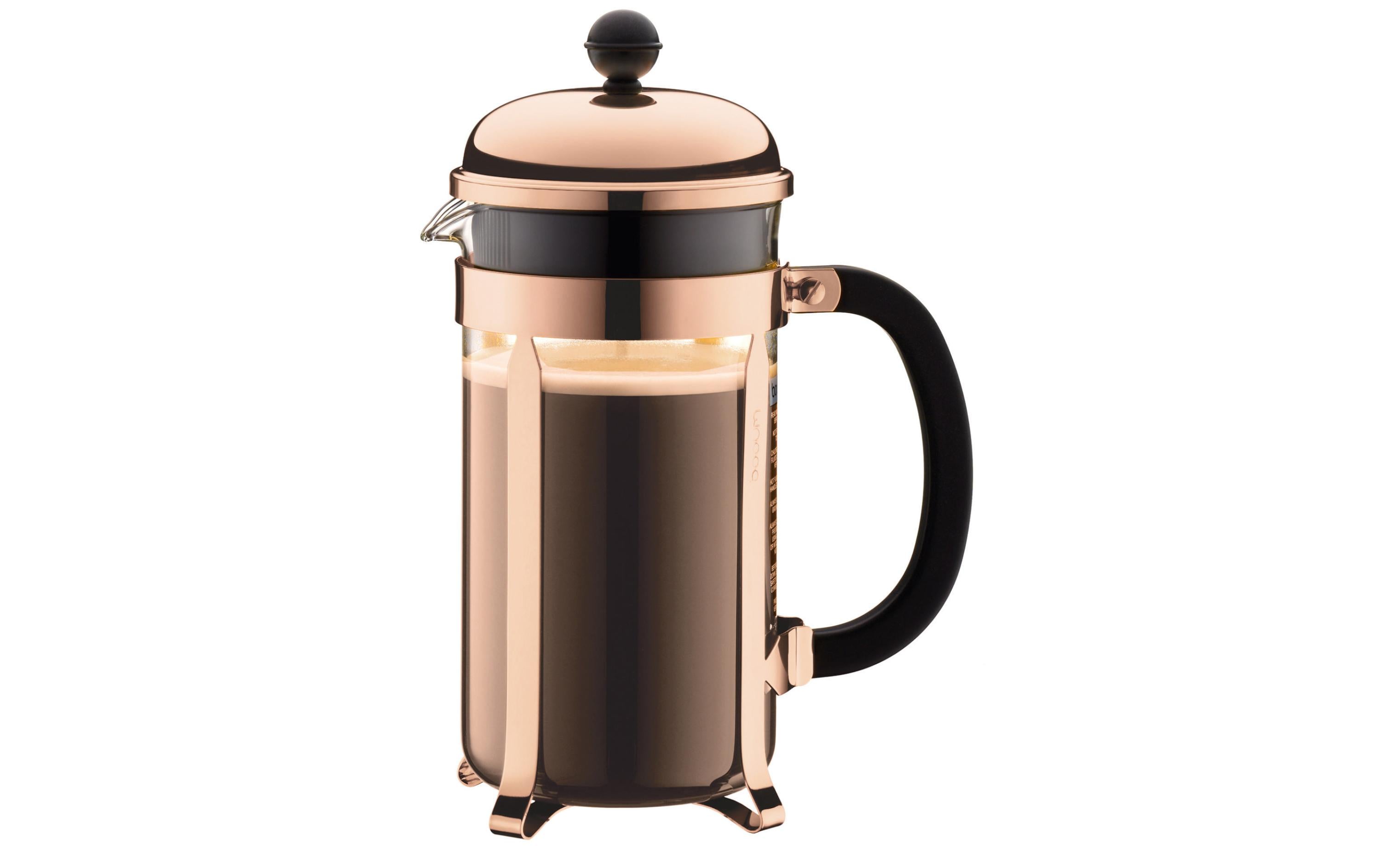 Kaffeebereiter Chambord 1 l, KupferFür einen vollmundigen, aromatischen Kaffee