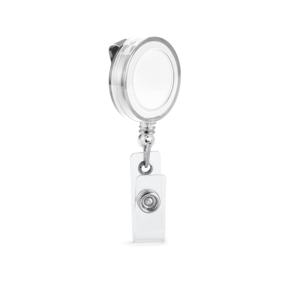 hi!dea 53569 - Porte-badge extensible avec clip métallique