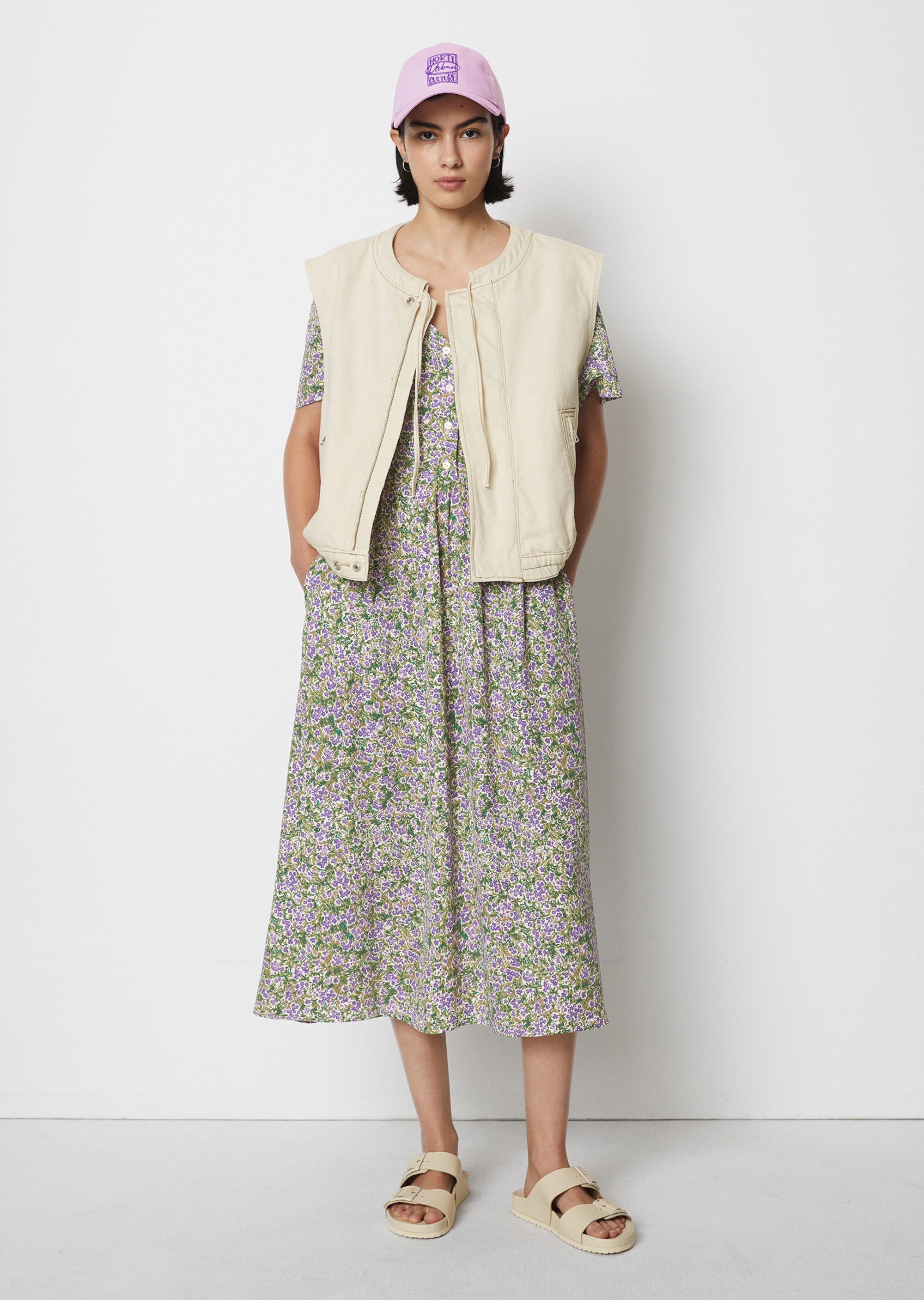 Denim-Weste relaxedaus Organic Cotton-Lyocell-Mix