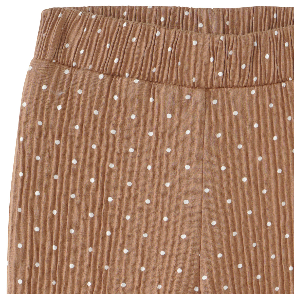 Topomini Baby Leggings mit Punkte-Allover hellbraun