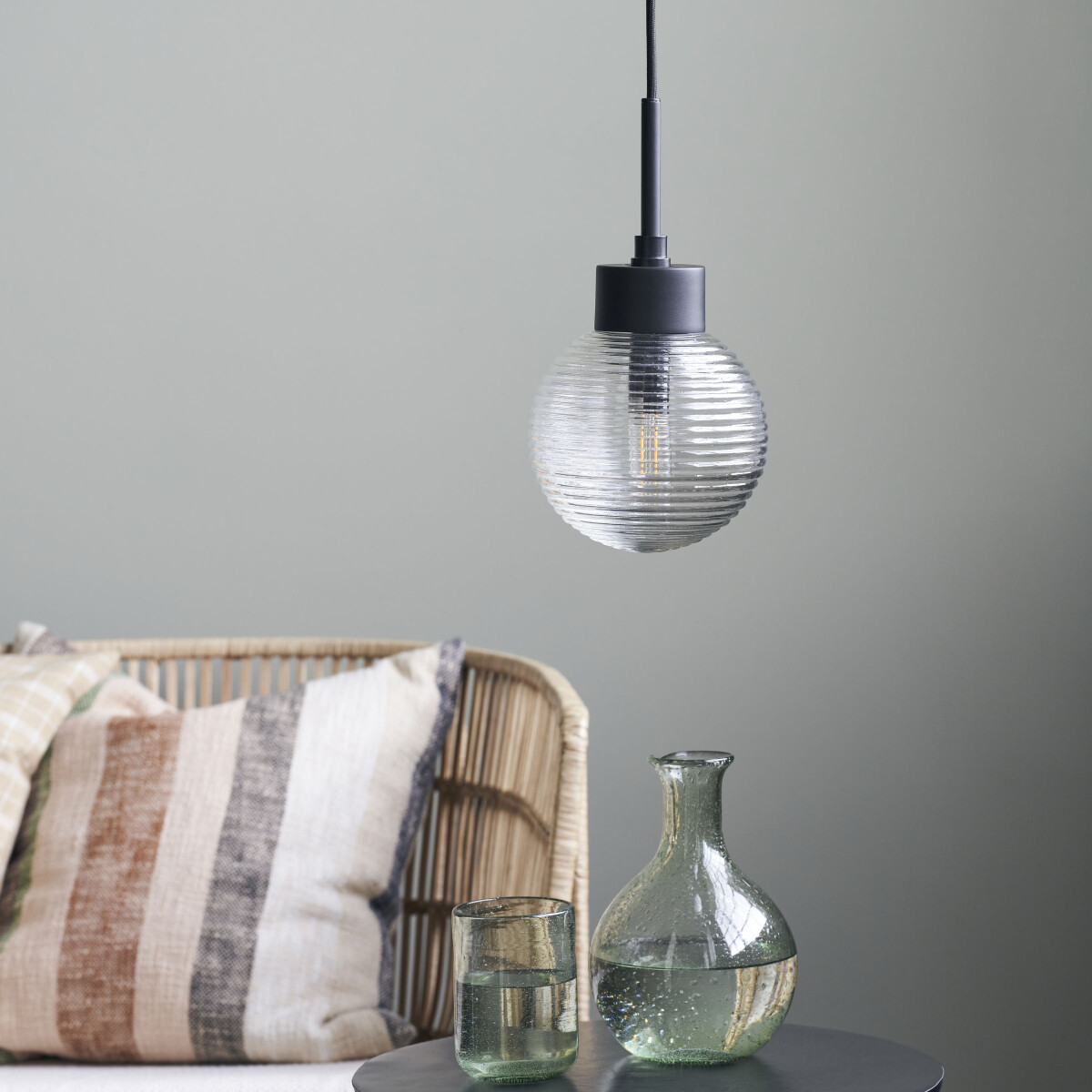 House Doctor - Pendel Lampe - Gaia - Klar - Ø 15 CM