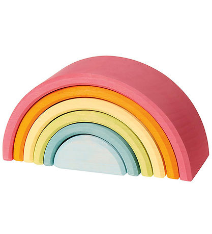 Grimms Tr?leget?j - Regnbue - 6 Dele - Pastel