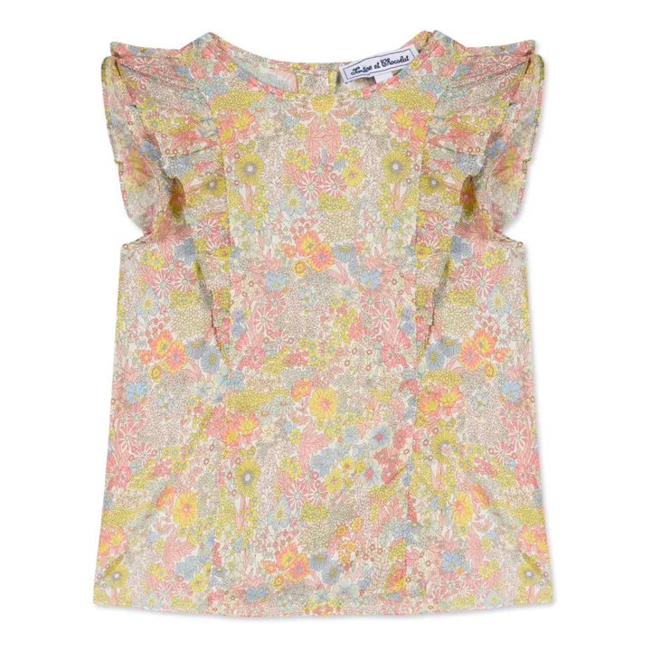 Tartine et Chocolat Blouse et Short Fleuris | Rose