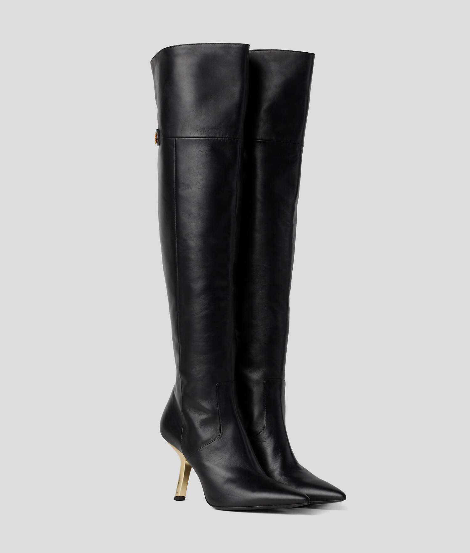 BOTTES À TALONS PYRAMIDAUX KARL STUDIO