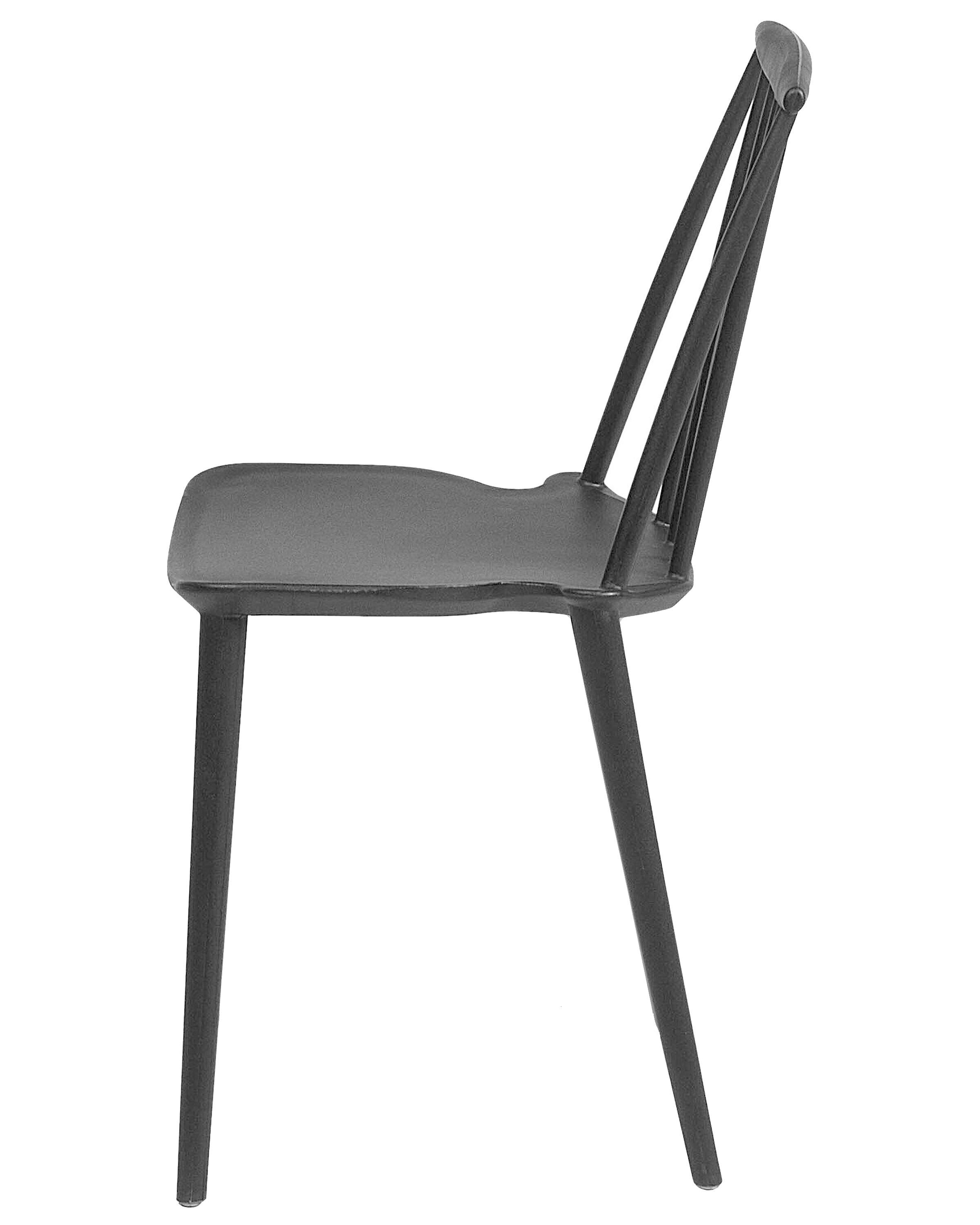Set van 2 eetkamerstoelen VENTNOR Zwart