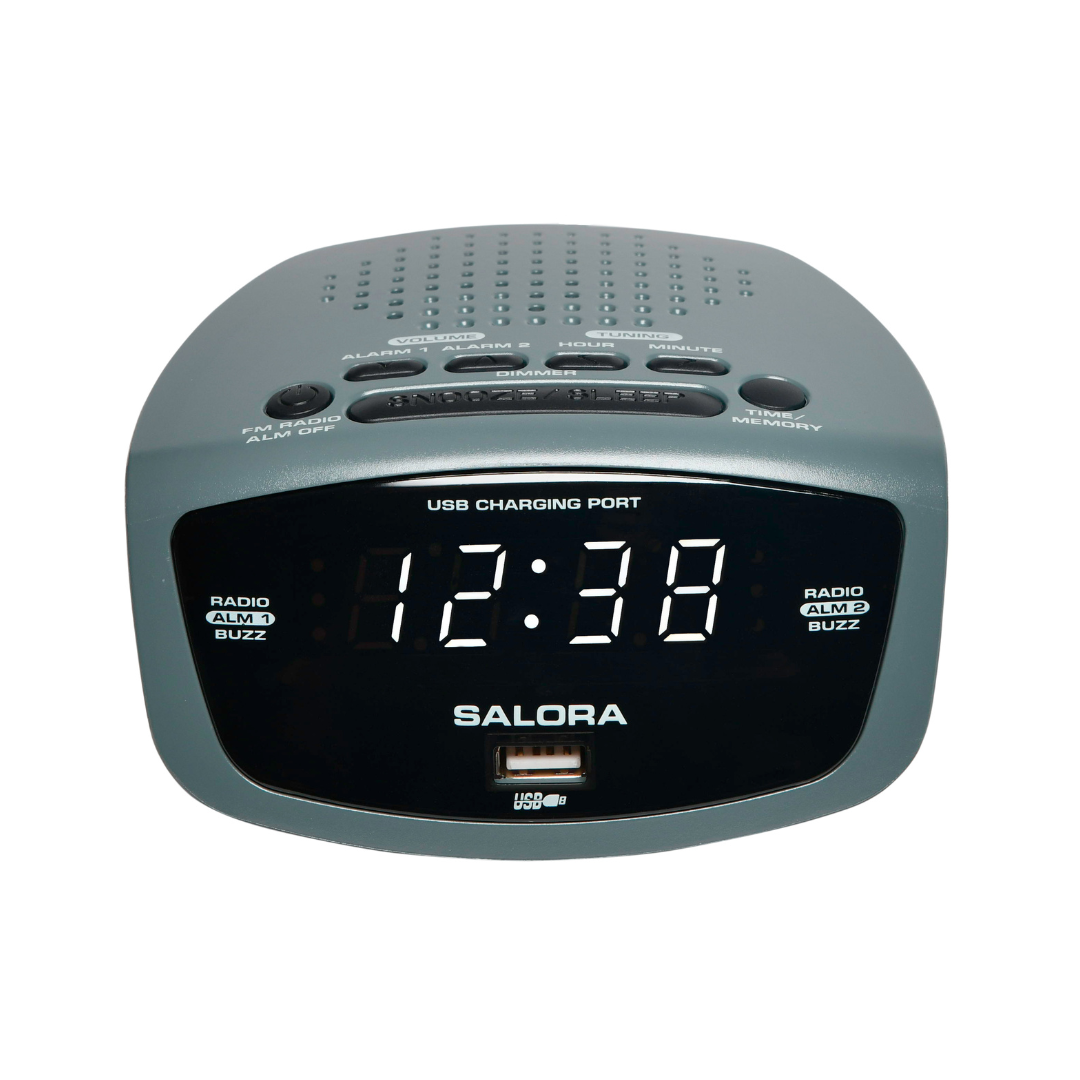 Salora CR627USB klokradio met wekker