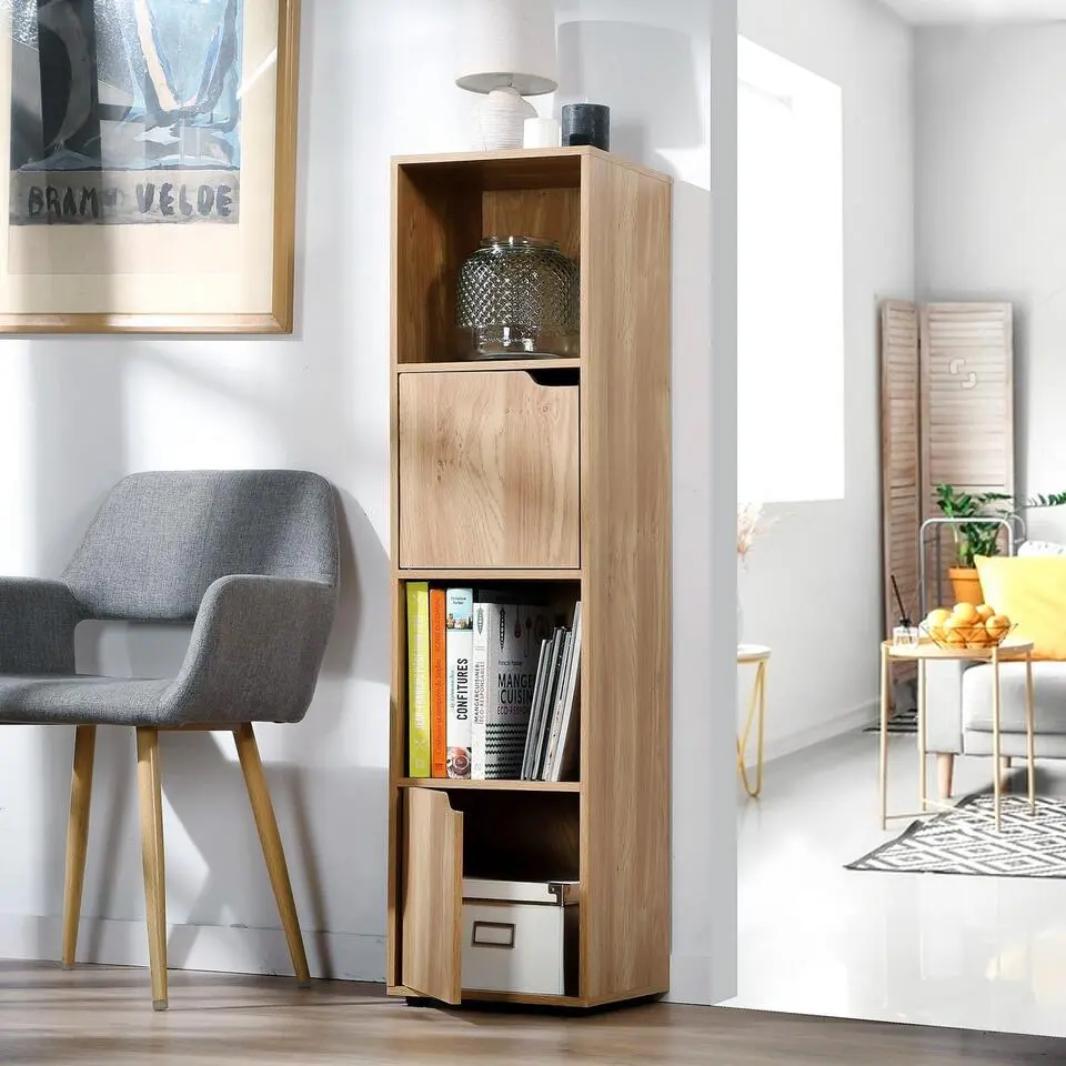 CALICOSY - Opbergkast MODU - Hout - 120x30.7x29 cm