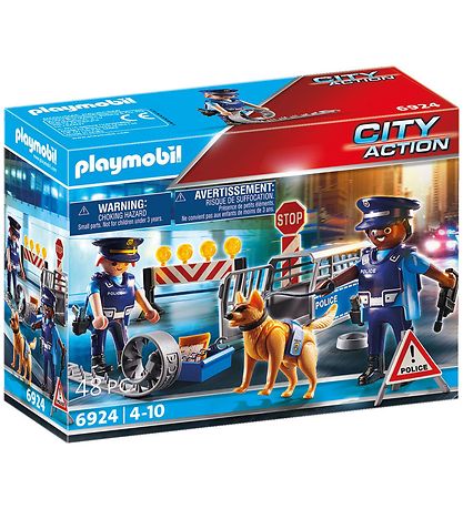 Playmobil City Action - Politivejsp?rring - 6924 - 48 Dele