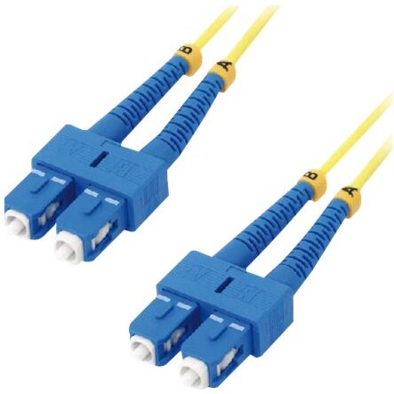 MCL FJOS2/SCSC-1M câble InfiniBand et à fibres optiques SC Jaune