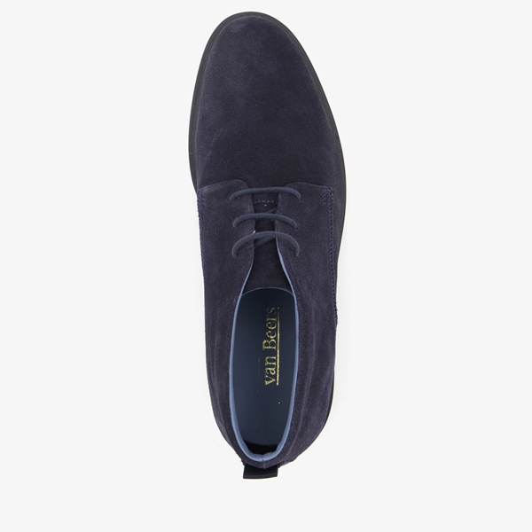 Van Beers suede heren veterschoenen