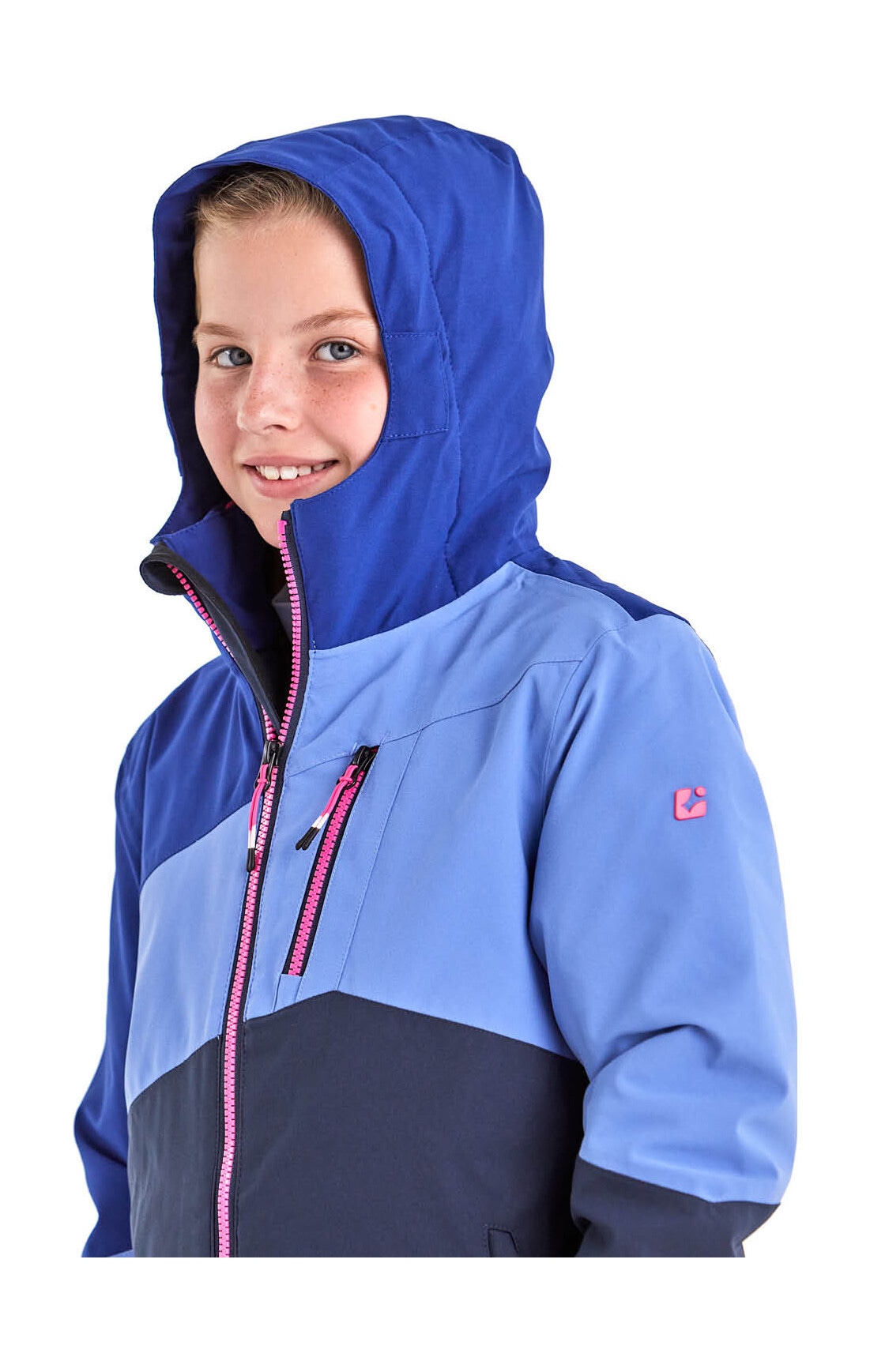 Killtec Skijacke »KSW 166 GRLS SKI JCKT« Atmungsaktive, wasser- und winddichte Skijacke mit abnehmbarer Kapuze