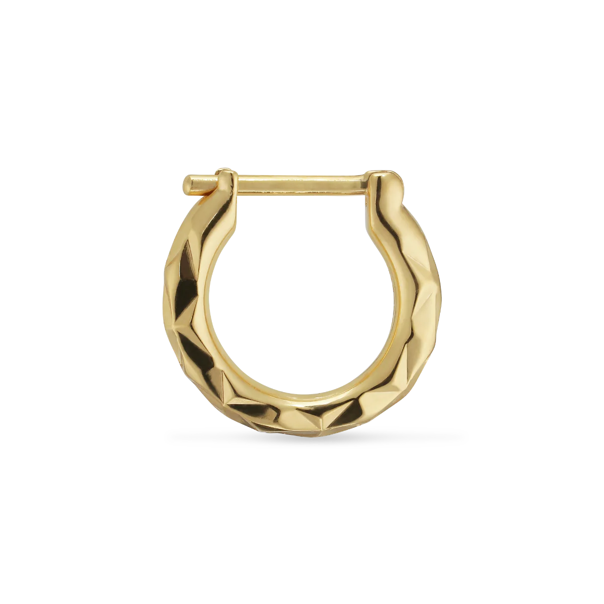 Jane Kønig  Tiny rhombus ørering - forgyldt
