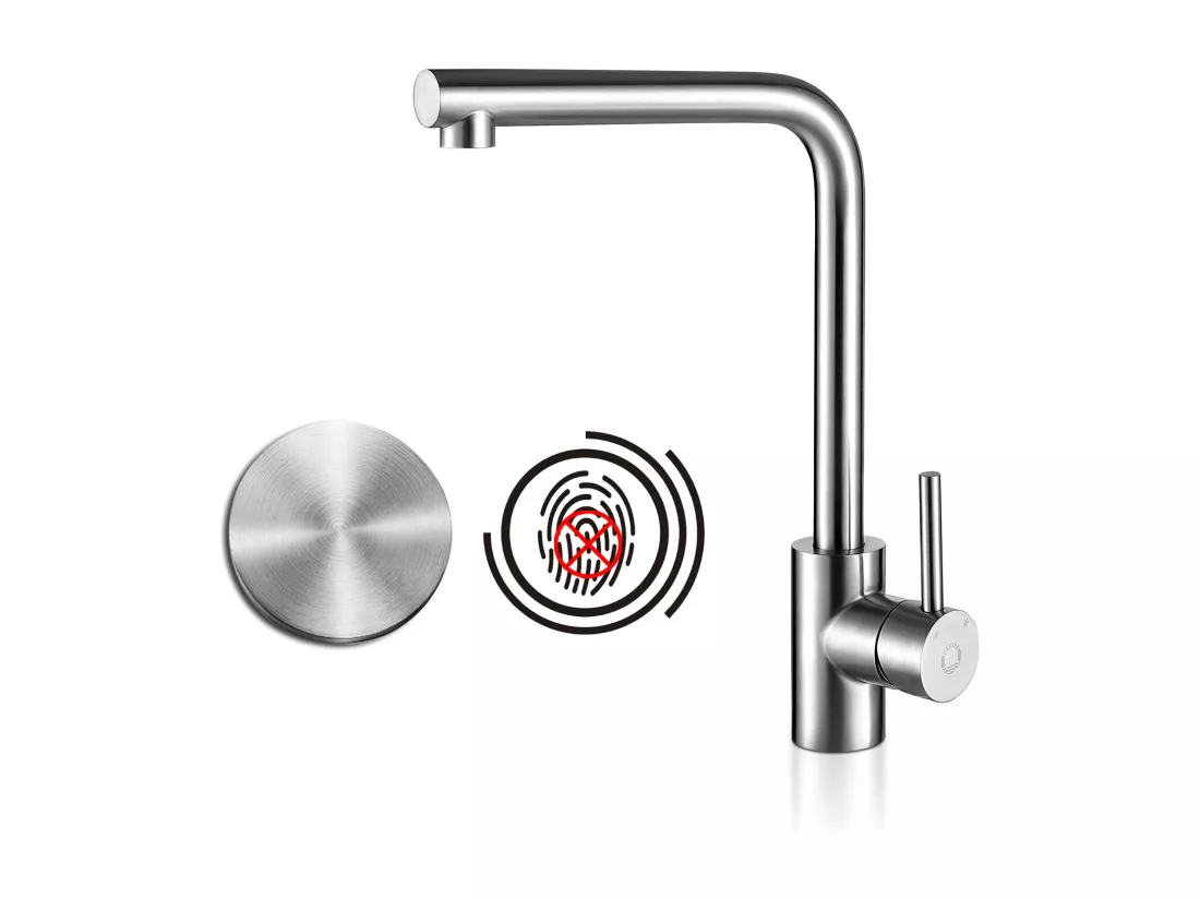 Cecipa max Robinet de cuisine Mitigeur de cuisine en acier inoxydable Mélangeur d'évier Cuisine + Distributeur de Savon de Cuisine Noir