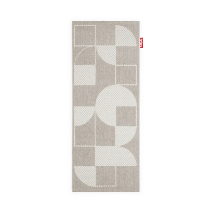 Fatboy - Carpretty Catwalk Jigsaw Outdoor-Teppich, 80 x 200 cm, creme / weiss