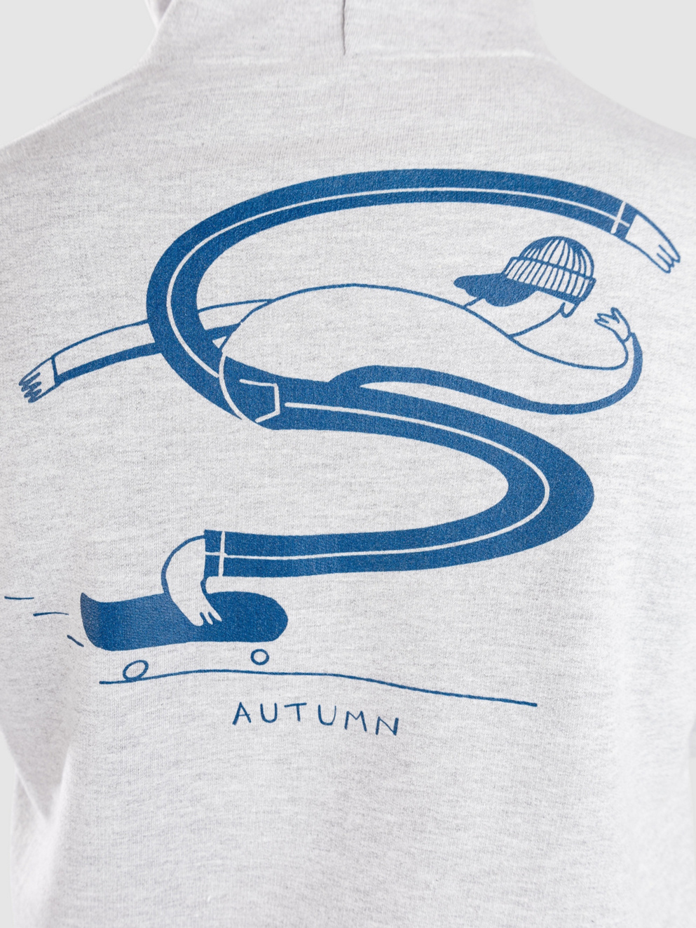 Autumn Headwear Skateboard Man Hoodie heather grey
