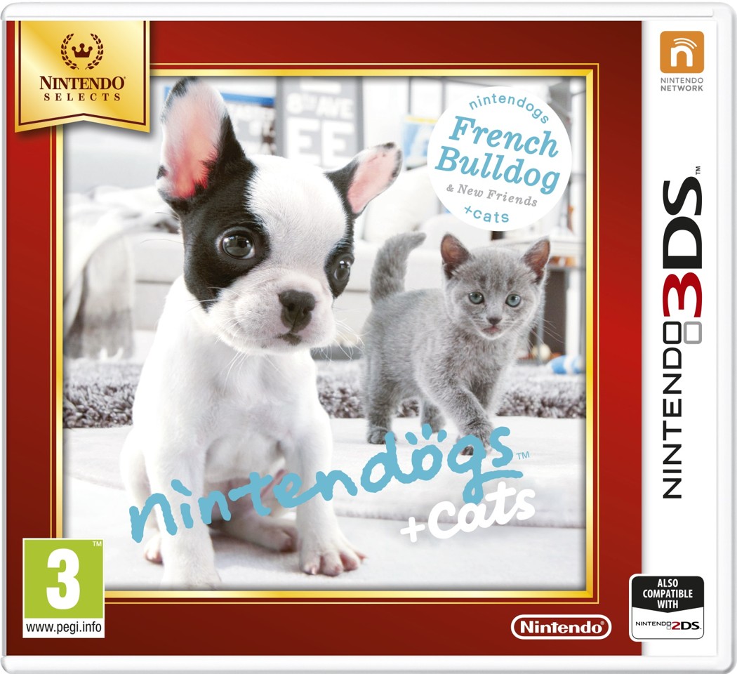 Nintendogs and Cats 3D: French Bulldog (Select)- Nintendo 3DS