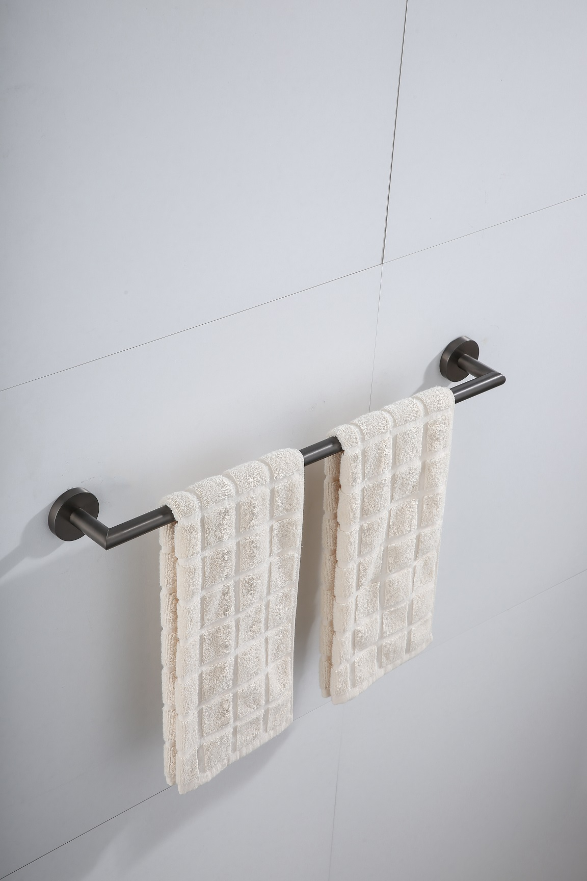 Saniclear Iron handdoekhouder 60cm verouderd ijzer - gunmetal