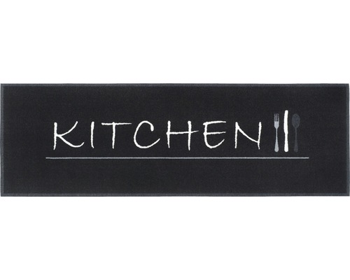 Keuken vuilopvangmat Cook&Wash bruin 50x150 cm