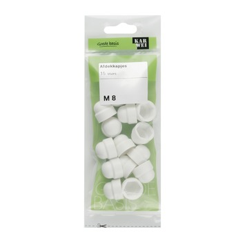 KARWEI afdekkapje M8 wit (15 stuks)