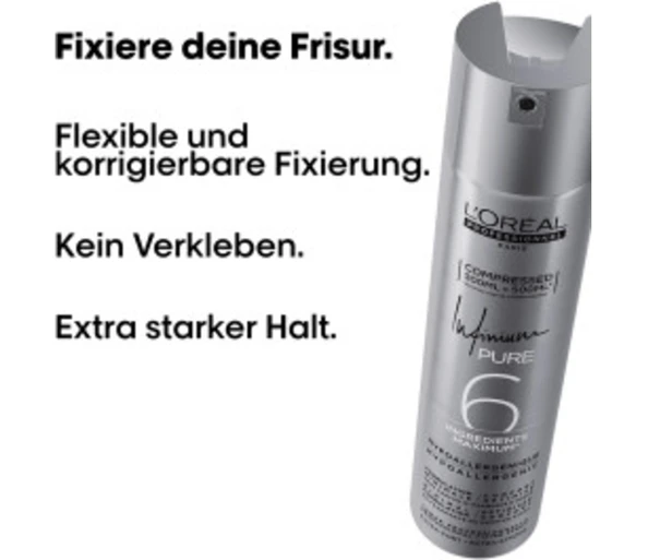 L'Oréal Professionnel Infinium Pure Extra Strong Compressed Spray