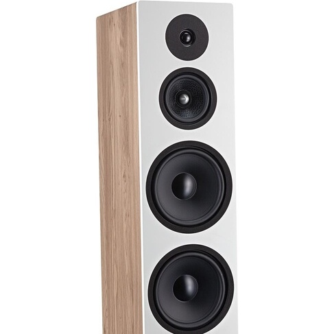Enceinte colonne Davis Krypton 10 Blanc / Bois Clair vendue a l'unite