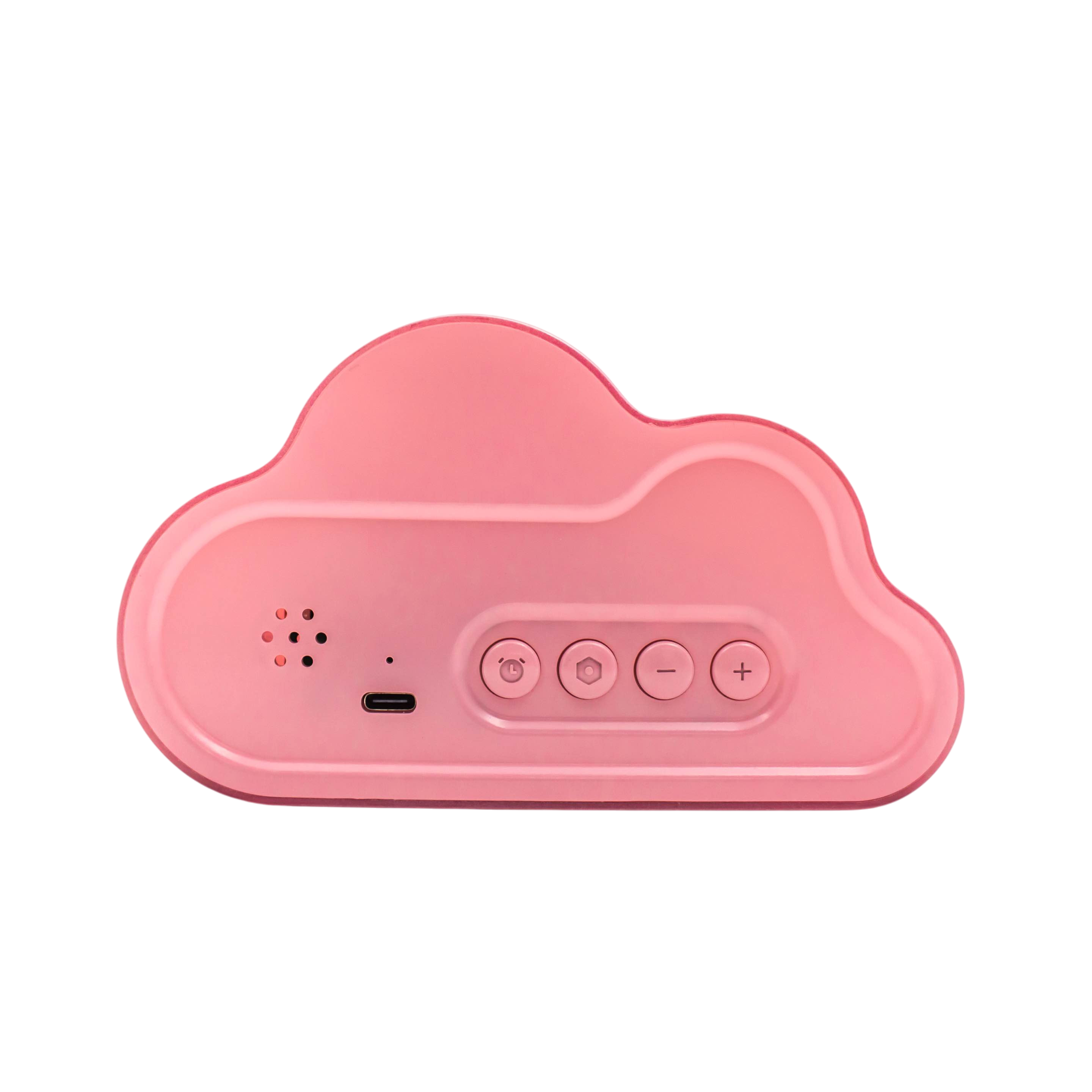 Digitaler Wecker Wolke Rose