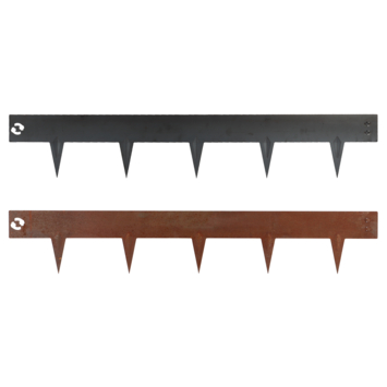 Talen Tools borderrand koppelbaar corten staal 100 cm