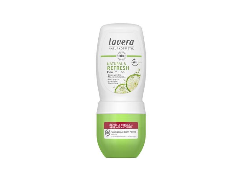Lavera Deo Roll-On Natural and Refresh 50 ml Naturkosmetik-Deo mit Bio-Limone & Bio-Verveine