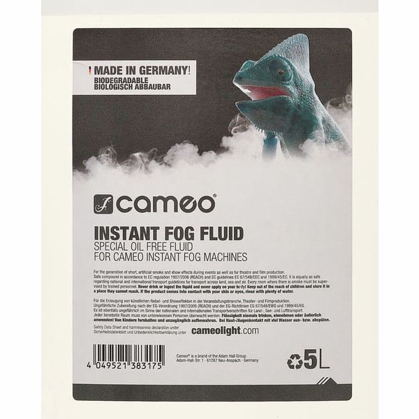 Cameo Instant Fog Fluid 5L