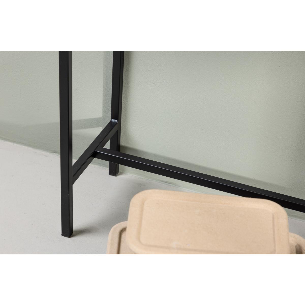 Svea - Leon sidetable - 100 cm - zwart