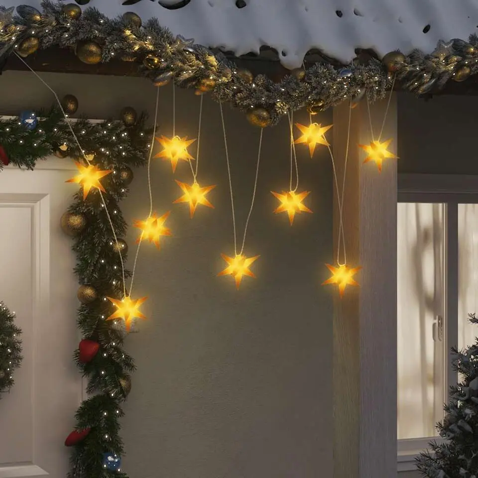 vidaXL - Kerstverlichting - Geel